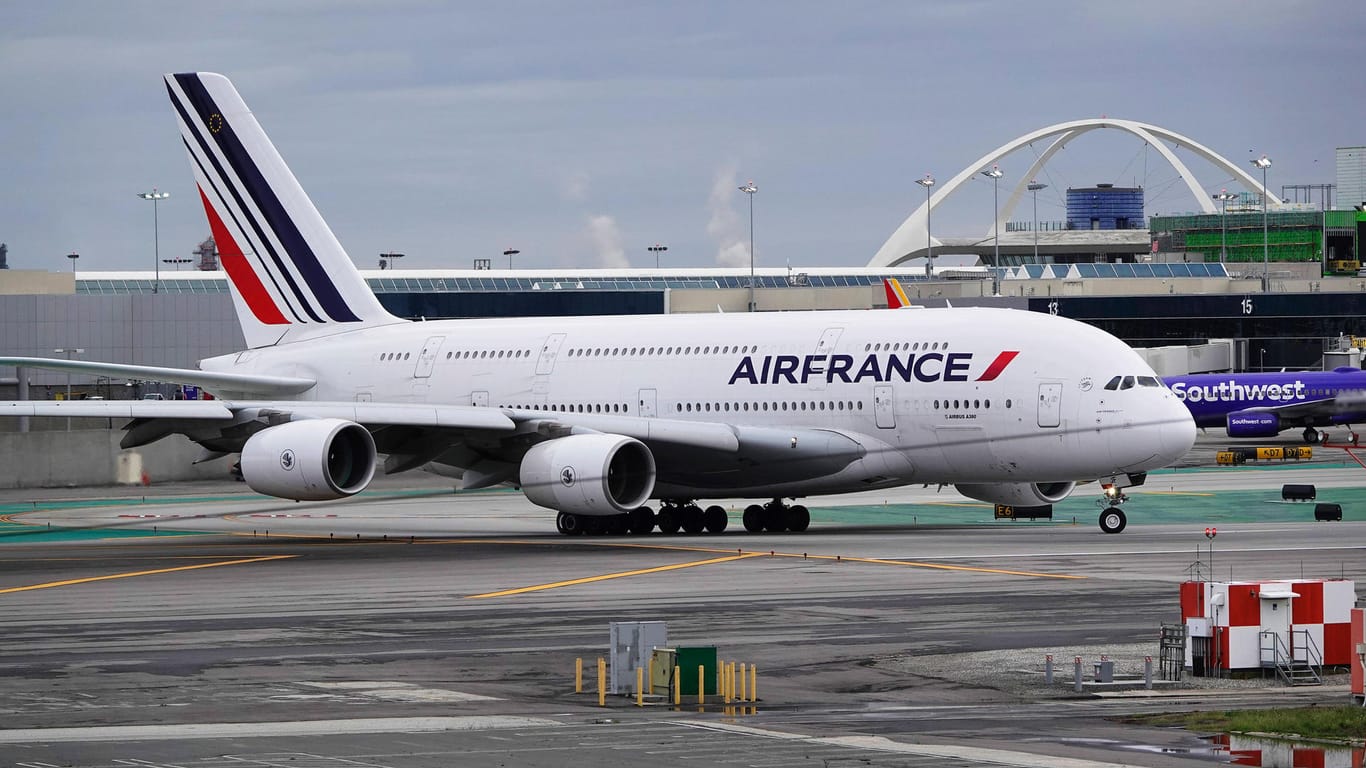 Maschine der Air France: Auch Flugzeugbauteile werden subventioniert.