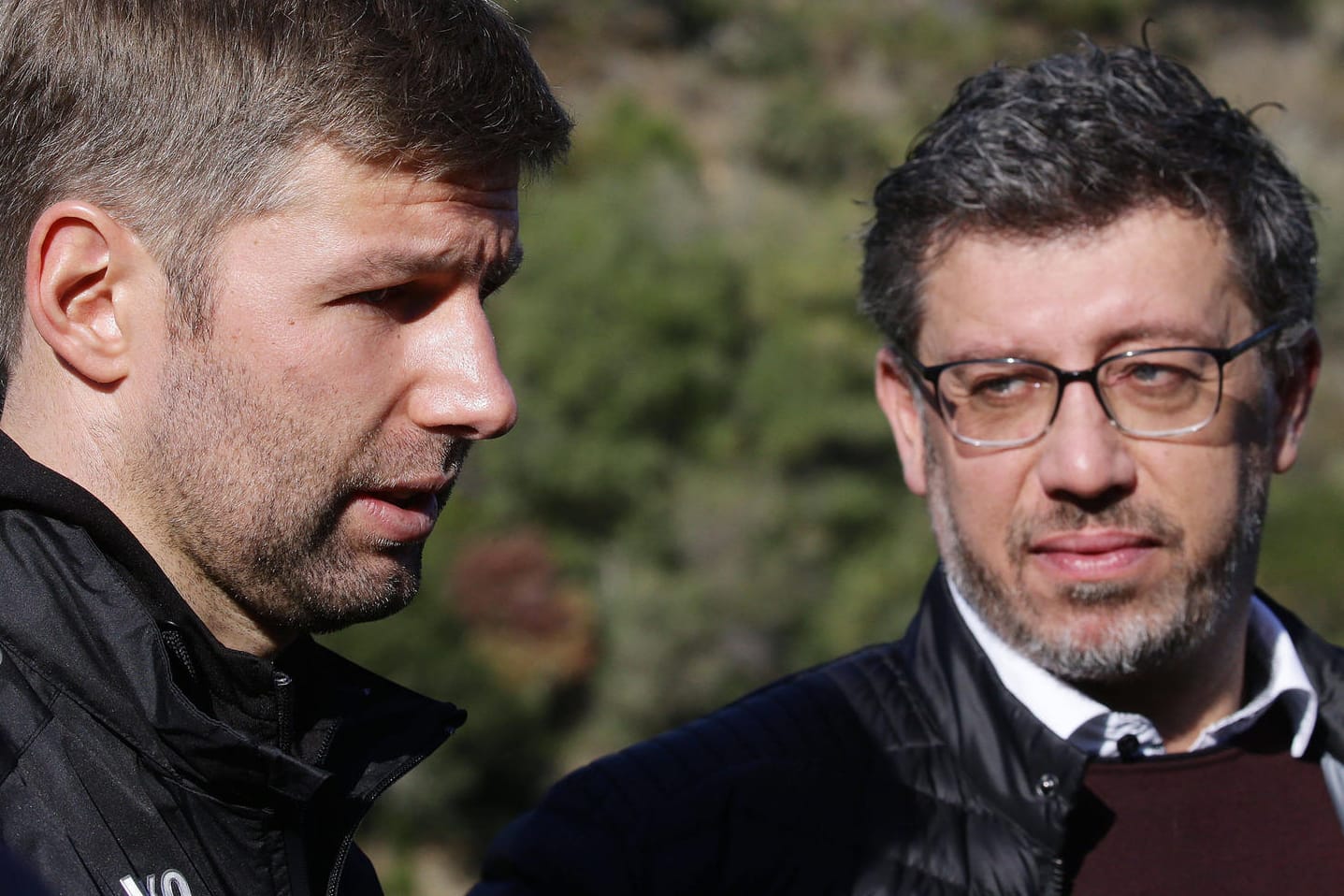 Machtkampf in Stuttgart: VfB-Präsident Claus Vogt (re.) konterte den offenen Brief von Thomas Hitzlsperger.