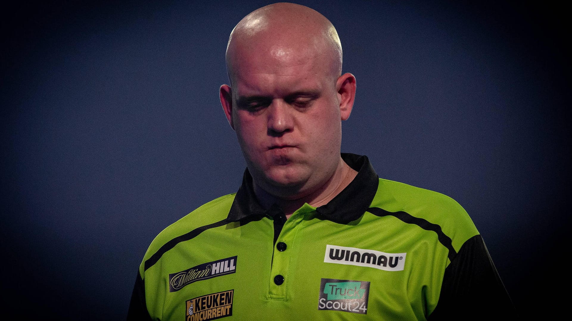 Enttäuscht: Michael van Gerwen ist bei der Darts-WM raus.