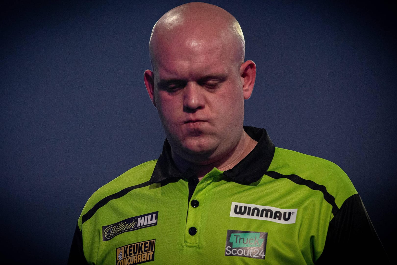 Enttäuscht: Michael van Gerwen ist bei der Darts-WM raus.