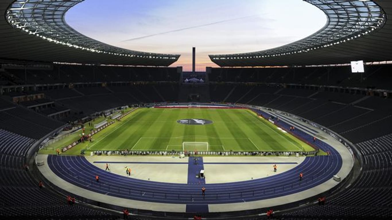 Das Olympiastadion in Berlin könnte zum Nationalstadion werden.