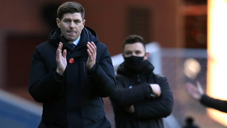 Steven Gerrard: Der Rangers-Trainer steht mit seinem Team vor der ersten schottischen Meisterschaft seit zehn Jahren.