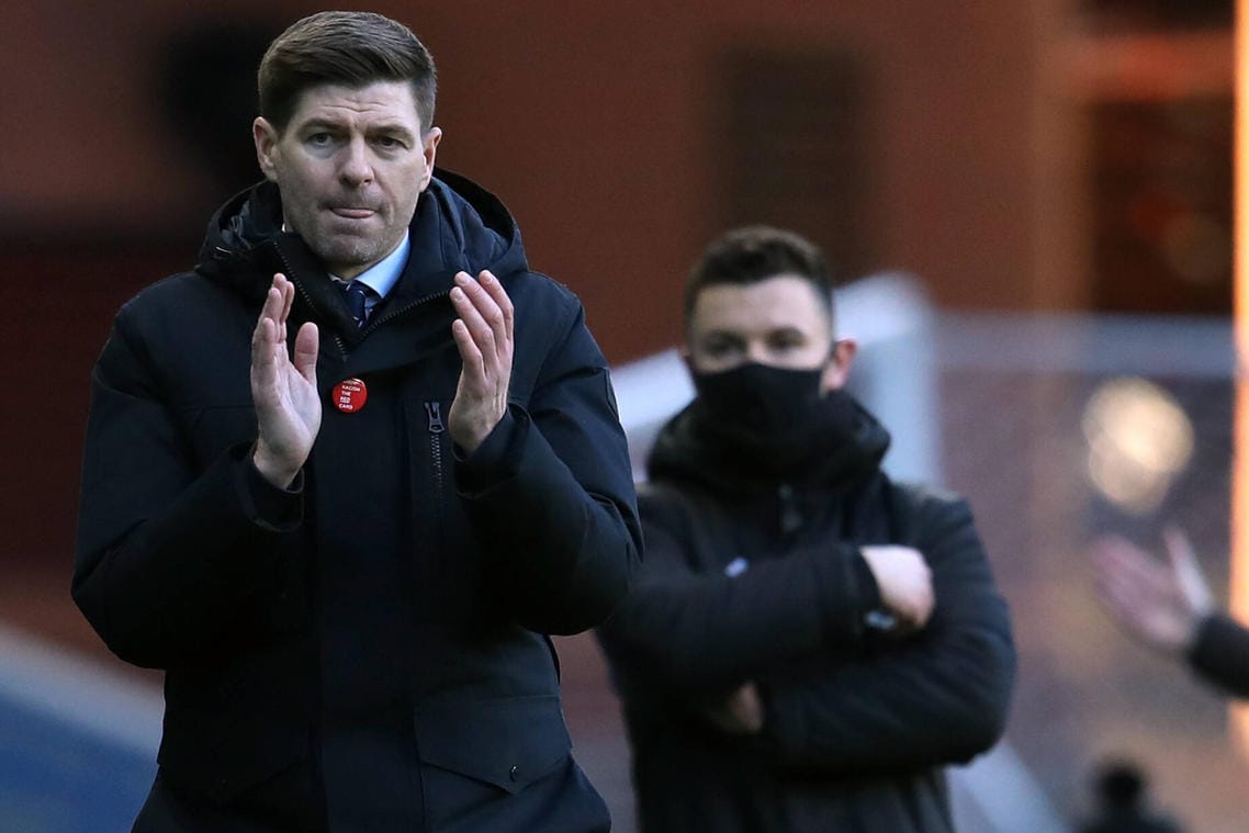 Steven Gerrard: Der Rangers-Trainer steht mit seinem Team vor der ersten schottischen Meisterschaft seit zehn Jahren.