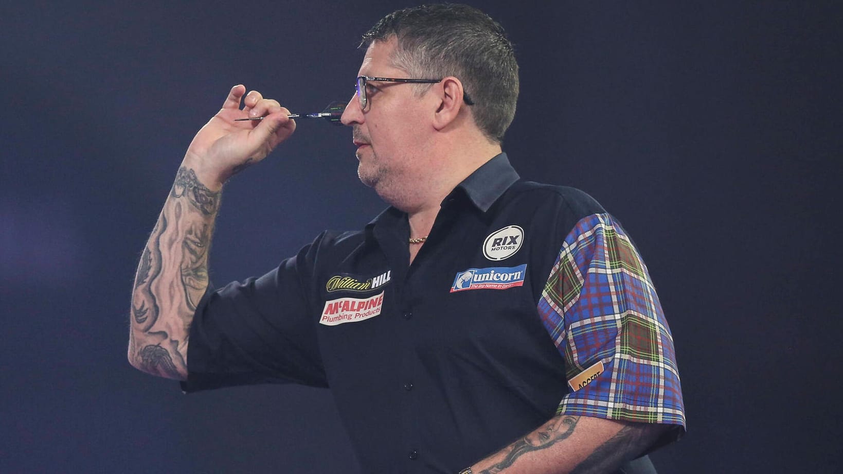 Gary Anderson: Der "Flying Scotsman" muss an "Chizzy" vorbei, um ins Finale einzuziehen.