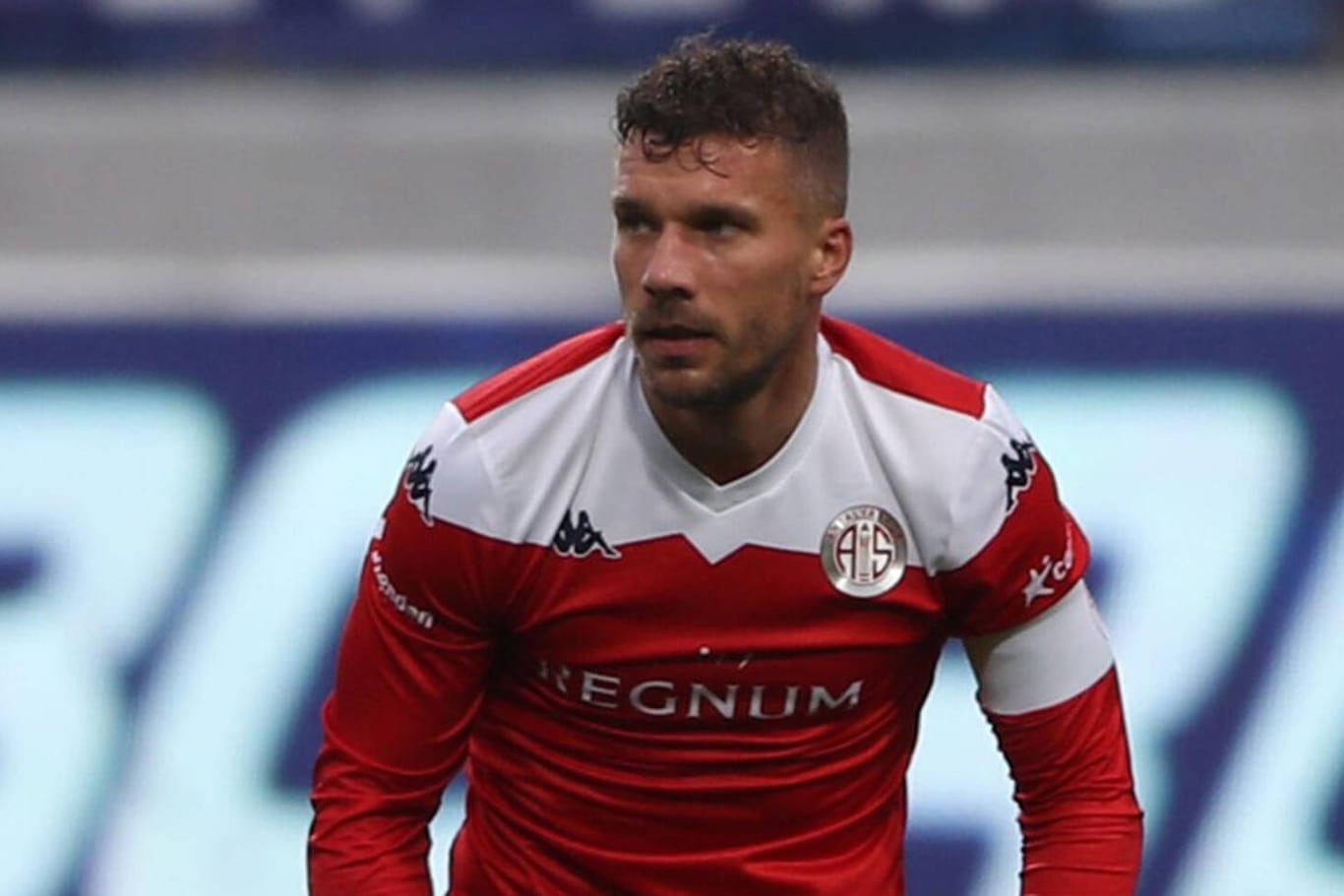 Lukas Podolski: Der Ex-Nationalspieler hat Ärger mit den Fans seines Klubs, Antalyaspor.