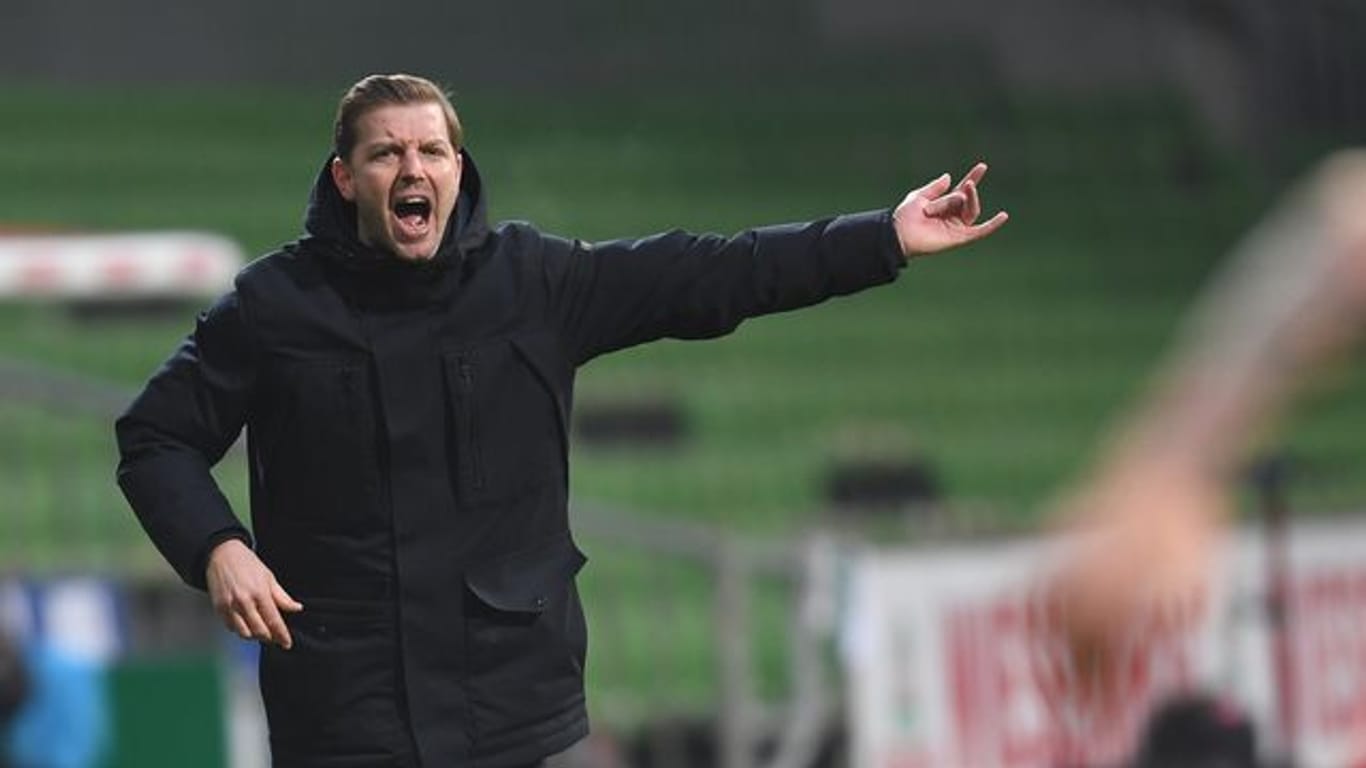Werder-Trainer Florian Kohfeldt war nach der Heimniederlage angefressen.