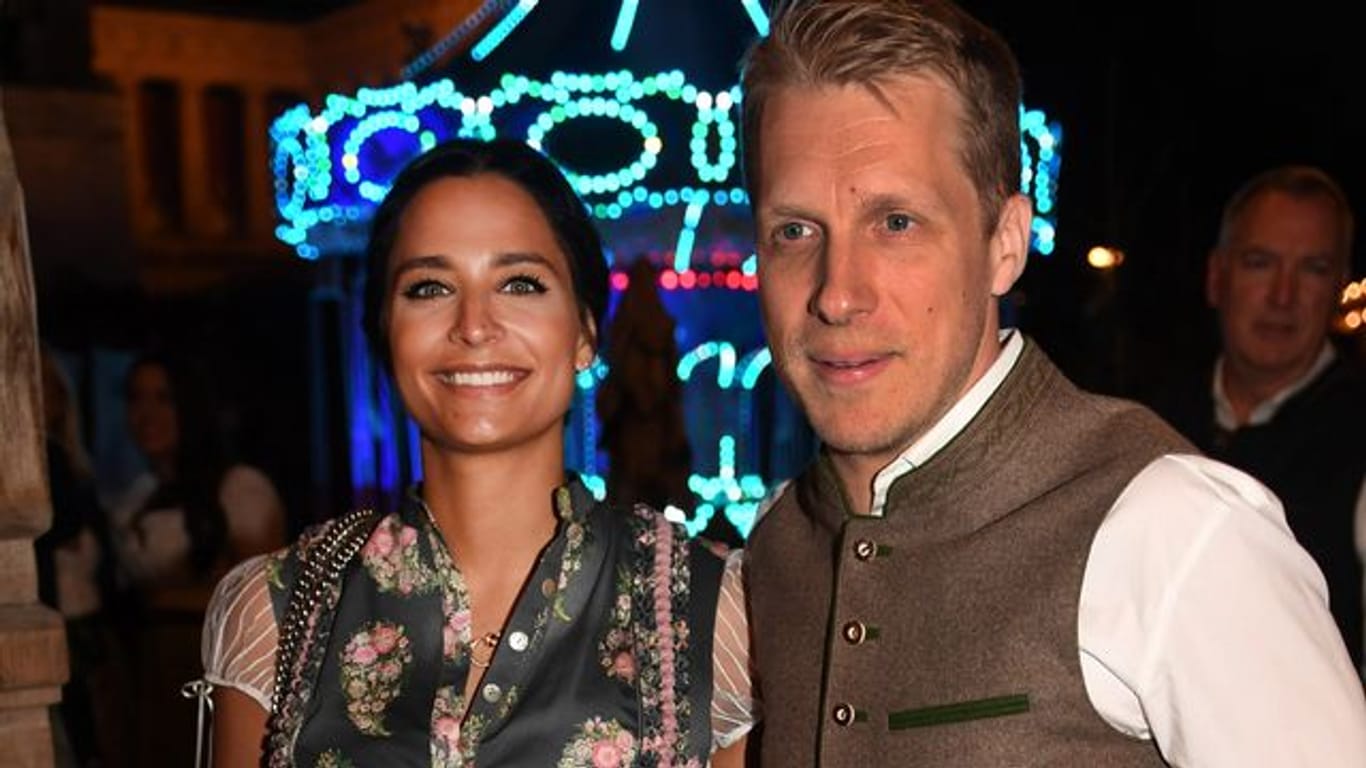 Comedian Oliver Pocher und seine Frau Amira 2019 auf dem Oktoberfest.