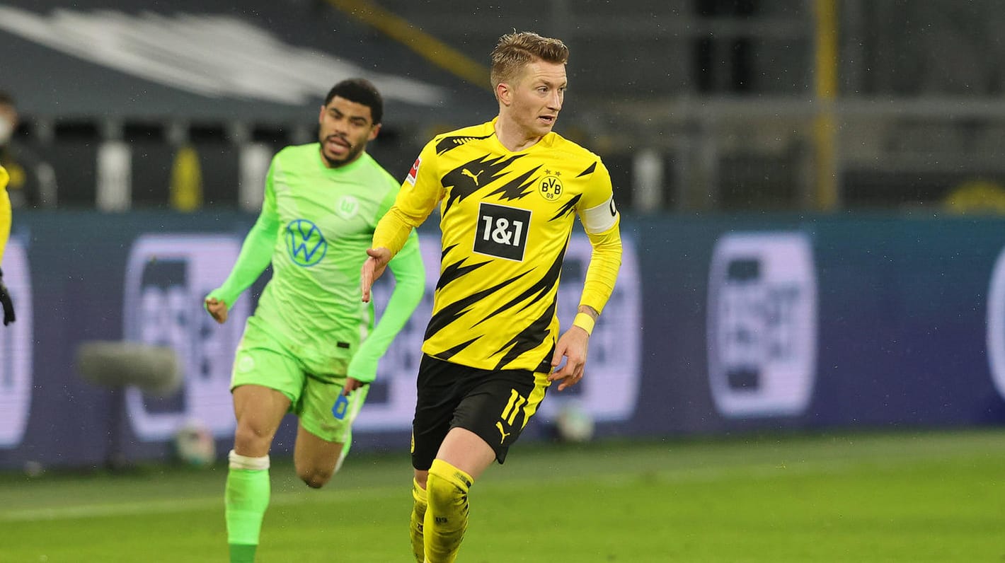 Marco Reus: Der BVB-Kapitän führte sein Team zu einem knappen Sieg gegen Wolfsburg. Marco Reus: Der BVB-Kapitän führte sein Team zu einem knappen Sieg gegen Wolfsburg.