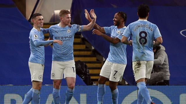 Manchester City hatte beim FC Chelsea keine Probleme.