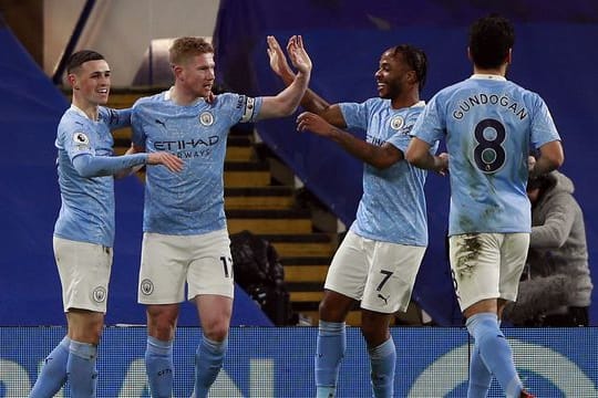 Manchester City hatte beim FC Chelsea keine Probleme.