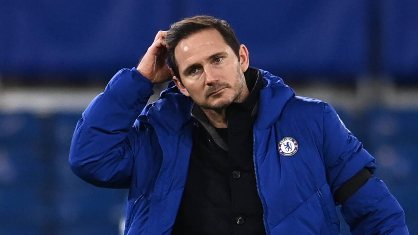 Frank Lampard: Der frühere Profi des FC Chelsea könnte bald seinen Job als Trainer der "Blues" verlieren.