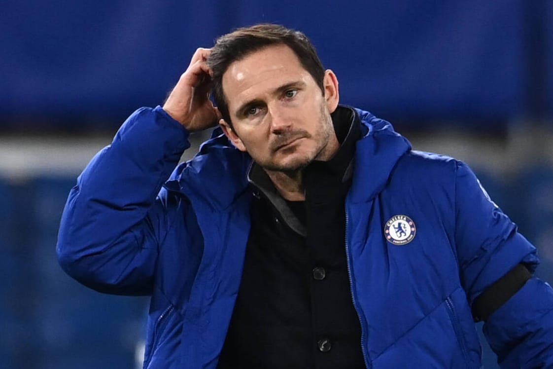 Frank Lampard: Der frühere Profi des FC Chelsea könnte bald seinen Job als Trainer der "Blues" verlieren.