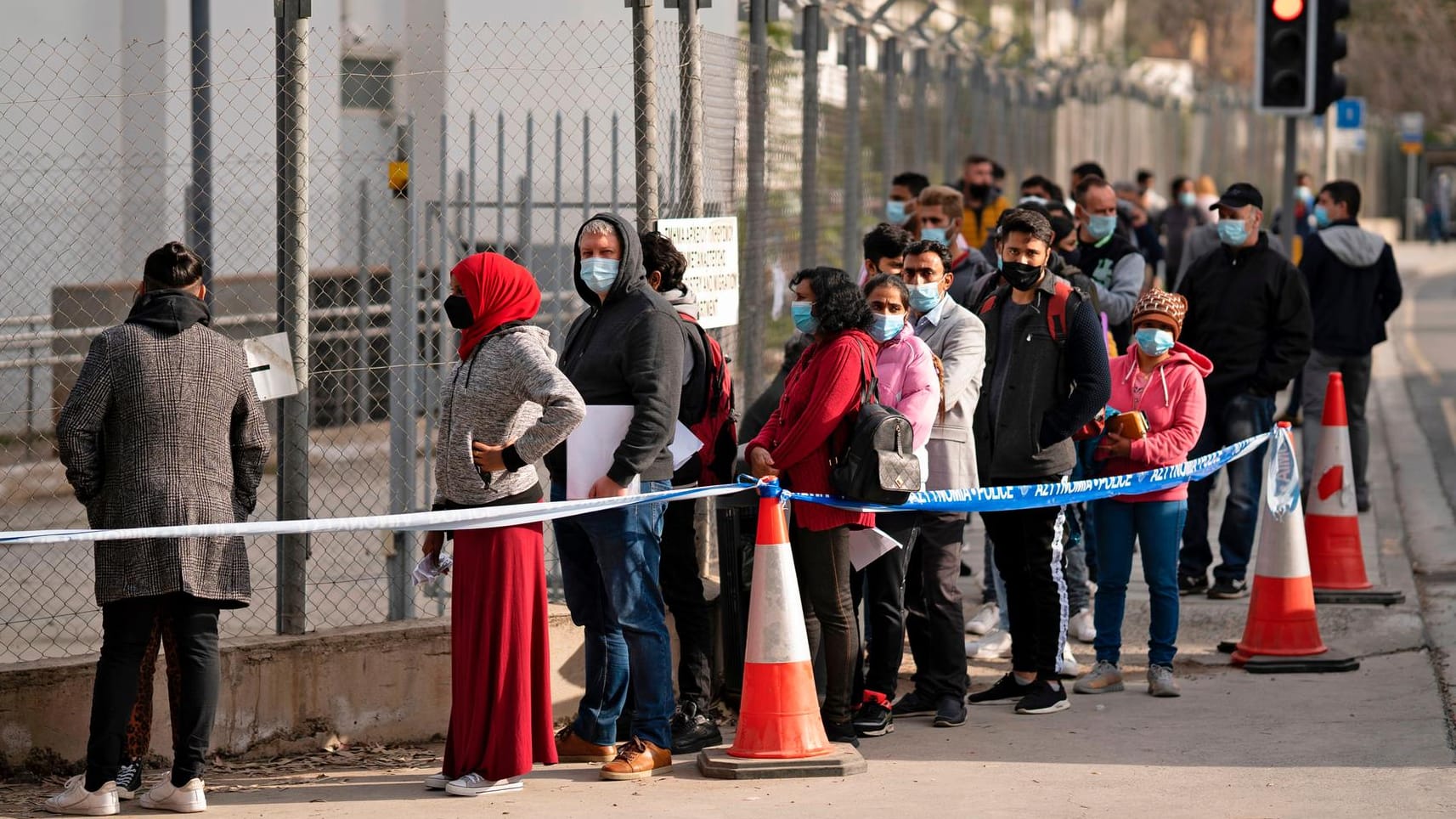 Migranten auf Zypern: In den vergangenen Wochen sind fast täglich neue Menschen auf der Mittelmeerinsel angekommen.