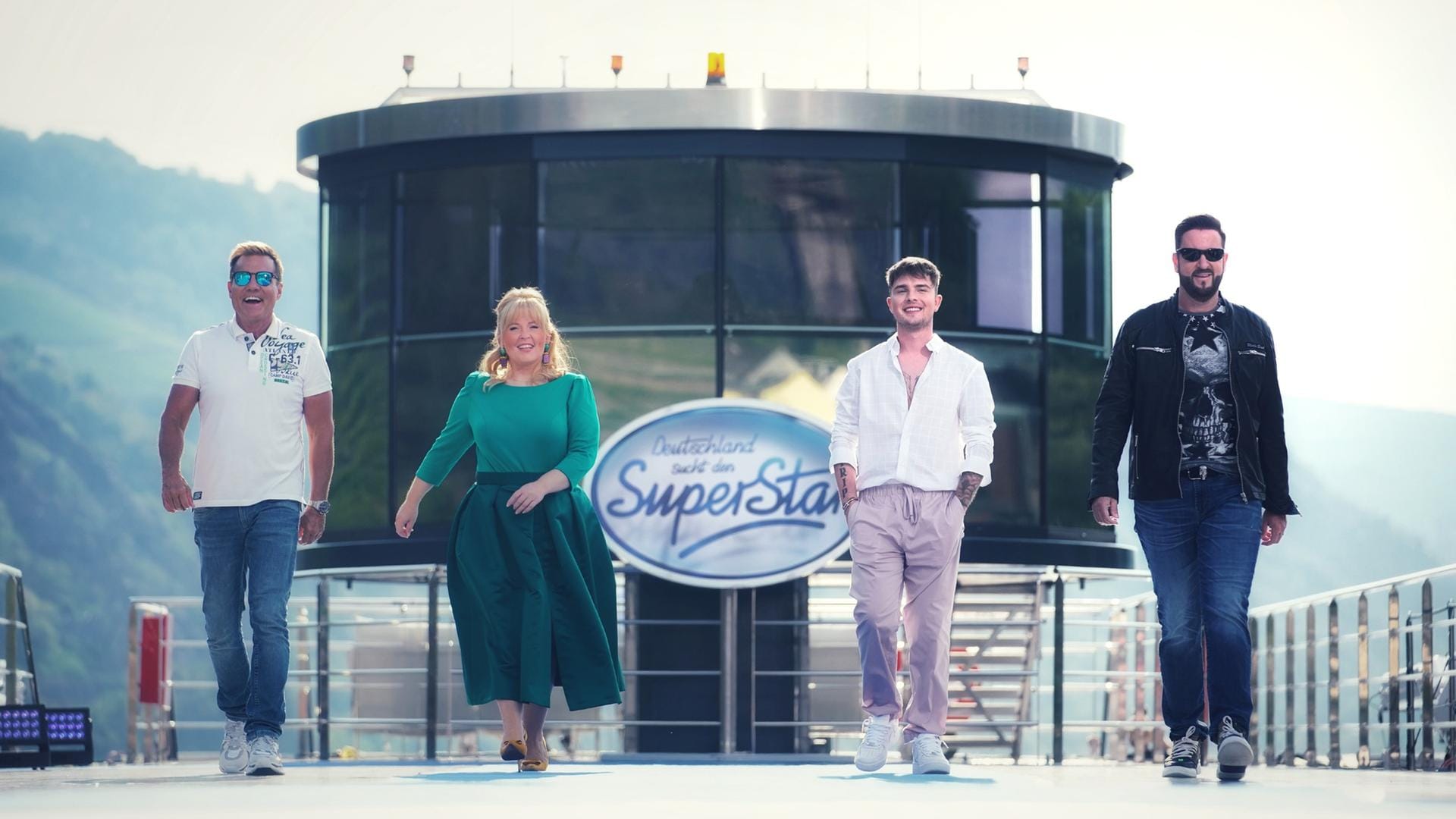 DSDS-Jury: Dieter Bohlen, Maite Kelly, Mike Singer und Michael Wendler.