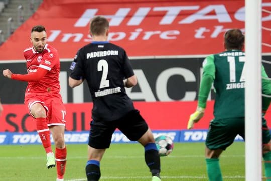 Kenan Karaman sorgte beim Düsseldorfer Sieg gegen Paderborn für die Vorentscheidung.