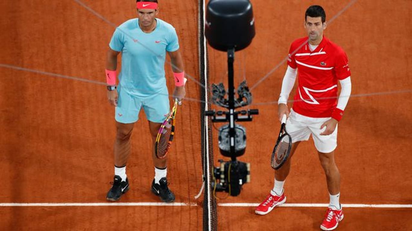 Werden beim ATP Cup erneut dabei sein: Novak Djokovic (r) und Rafael Nadal.