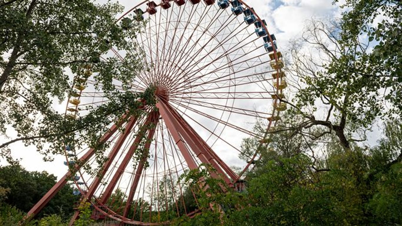 Das Riesenrad im Spreepark im Plänterwald: Es soll wieder instand gesetzt werden.
