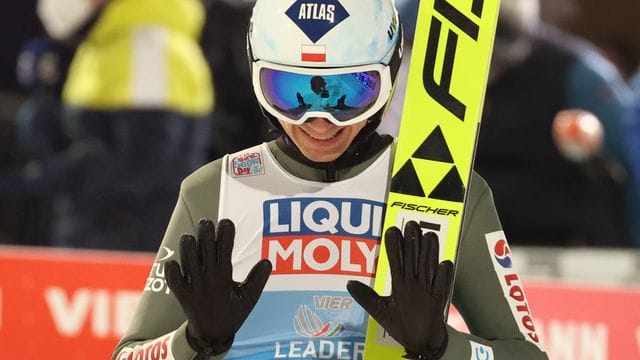 Erster bei der Qualifikation on Bischofshofen: Kamil Stoch.