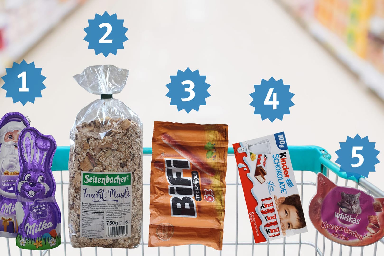 "Mogelpackung des Jahres": Diese Produkte stehen zur Wahl.