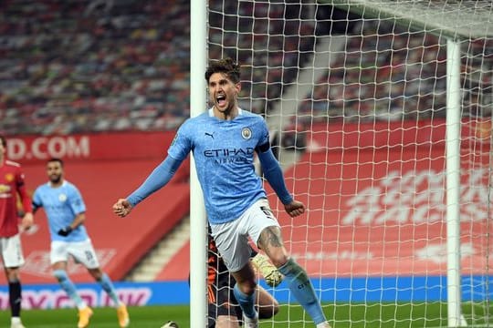 Brachte City im Derby bei Manchester United auf die Siegerstraße: John Stones.