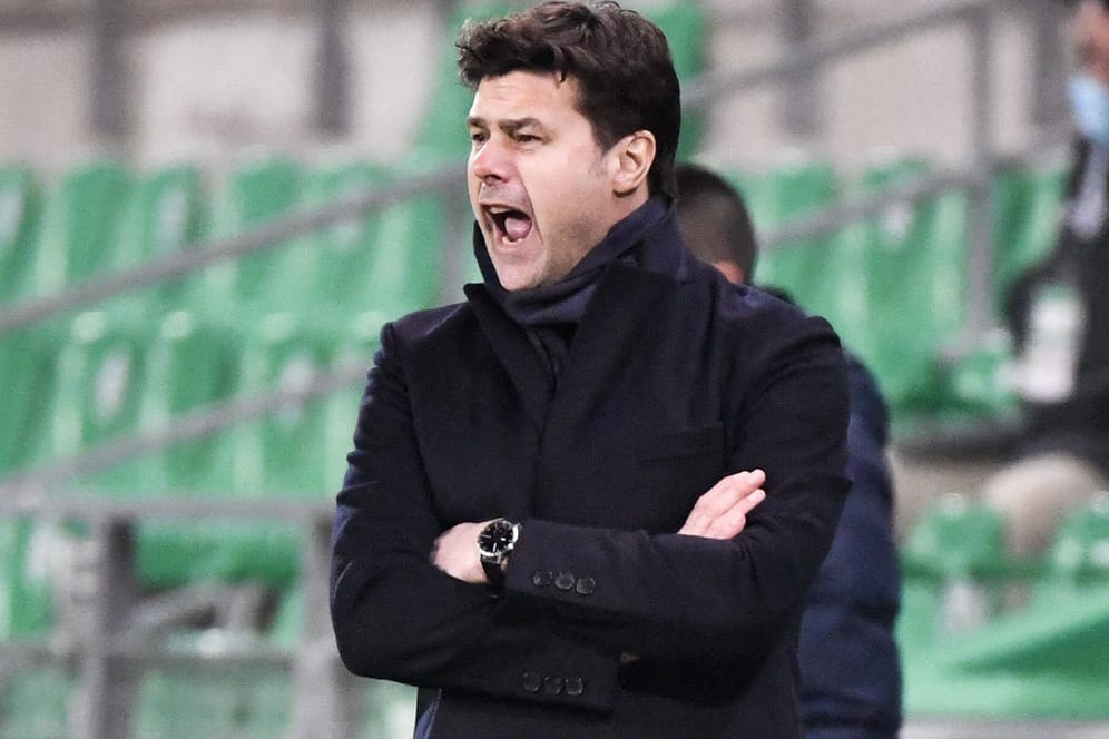 Mauricio Pochettino: Der neue PSG-Trainter patzte zum Auftakt.