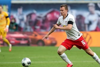Hat mit RB Leipzig den Anspruch auf einen Spitzenplatz in der Bundesliga: Lukas Klostermann.