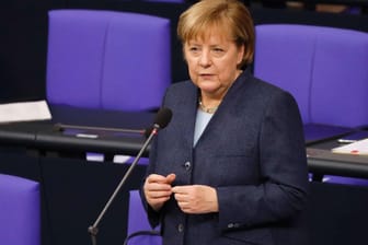 Angela Merkel: Die Bundeskanzlerin zeigte sich bestürzt über die Ereignisse in Washington. (Archivbild)