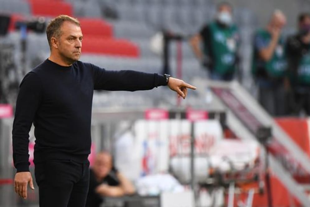 Nimmt die Bayern-Stars in Gladbach in die Pflicht: Trainer Hansi Flick.
