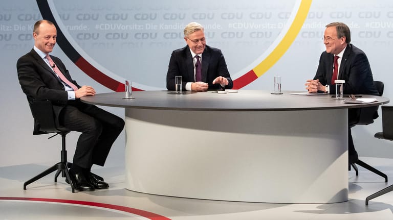 Friedrich Merz, Norbert Röttgen und Armin Laschet: Einer von ihnen wird der neue Vorsitzende der CDU.