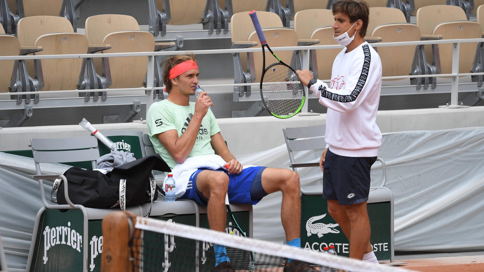 Zusammenarbeit beendet: Zverev (l.) und Trainer Ferrer.