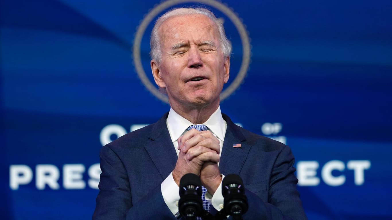 Joe Biden bei einer Rede nach den Krawallen in Washington: Der gewählte US-Präsident will in seiner Amtszeit die Spaltung des Landes bekämpfen.