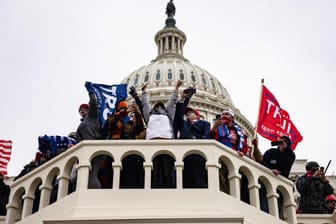 Der Mob auf dem Kapitol: Radikale, Rotkappen und Verwirrte folgten Trump.