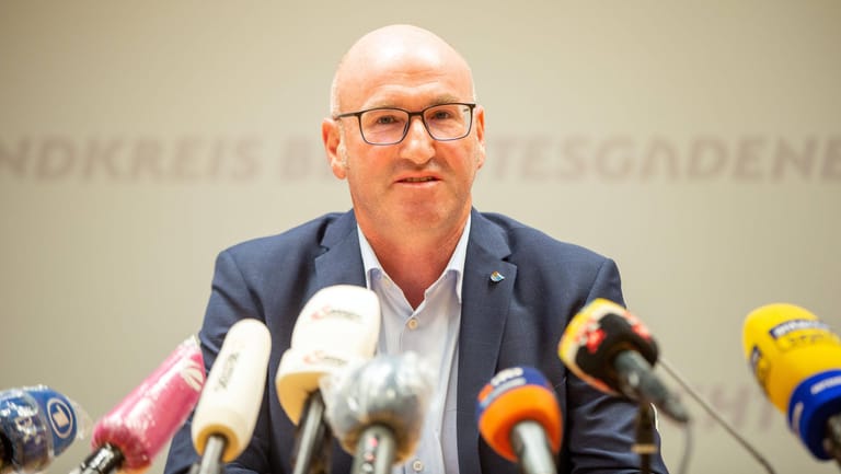 Bernhard Kern: Der Landrat hatte auf einer Pressekonferenz am 19. Oktober den Lockdown verkündet.