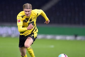 In Leipzig baut Borussia Dortmund wieder auf Stürmer Erling Haaland.