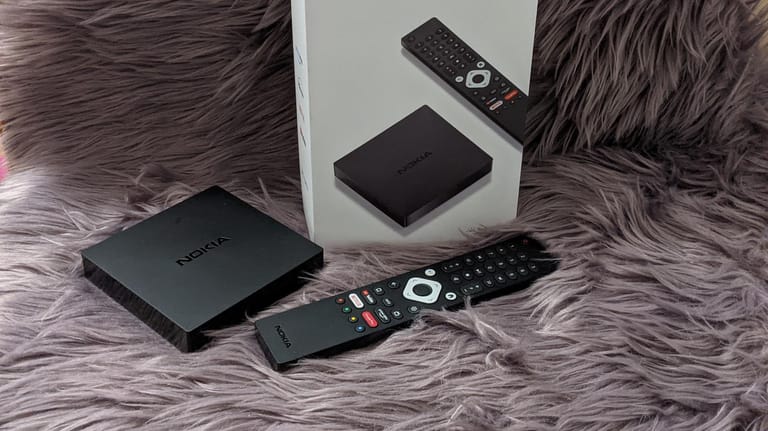 Nokia Streaming Box 8000: Die Set-Top-Box läuft mit Android 10.