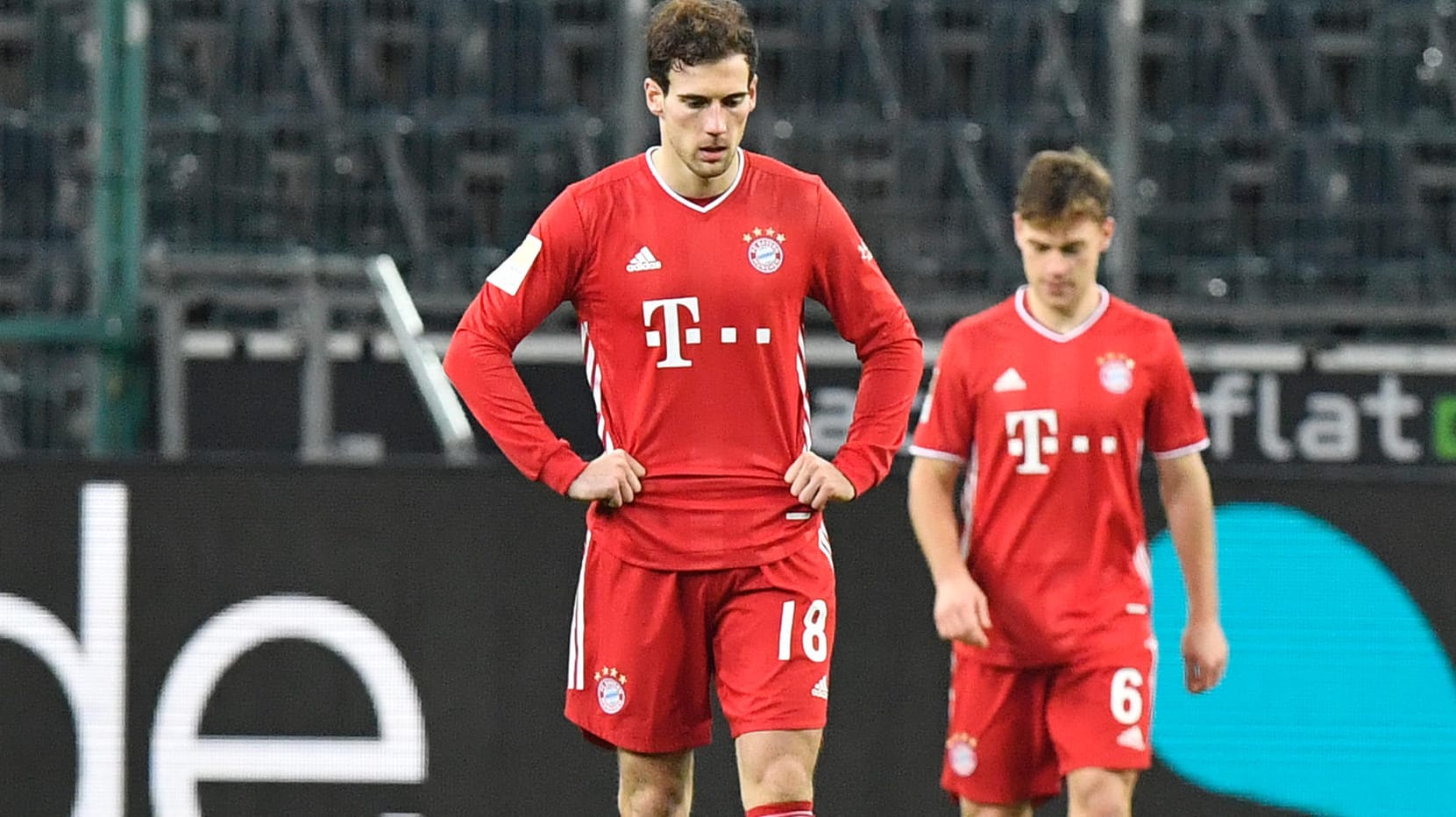 Enttäuscht nach dem 2:3 in Gladbach: Bayern-Star Leon Goretzka.