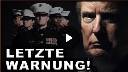 Szene aus einem deutschen QAnon-Video zum "Roten Oktober": Ein "Sturm" wird angekündigt, Personen in Verantwortung und Uniformträger werden aufgefordert, die Seiten zu wechseln, ehe es zu spät sei.