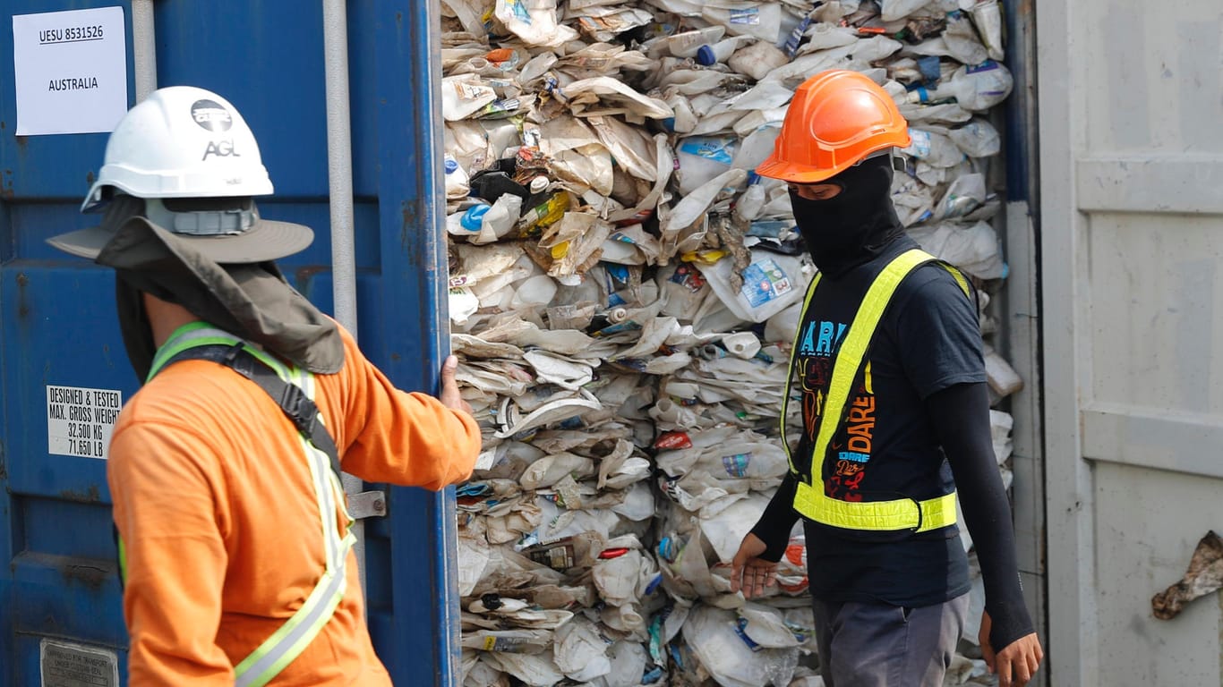 Plastikmüll-Import in Malaysia: Malaysia ist der größte Abnehmer Deutschlands.