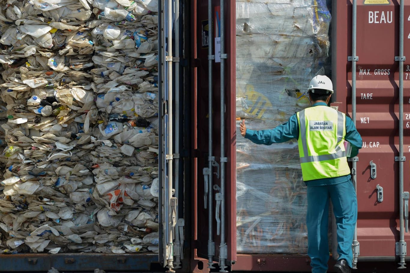 Plastikmüll-Importe in Malaysia: Kritiker sehen eine ungenügende Kontrolle der Abfallwirtschaft.