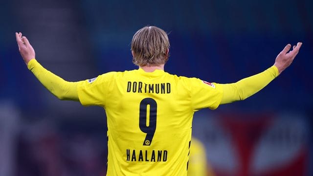 Hat den früheren Bundestrainer Jürgen Klinsmann beeindruckt: Dortmunds Erling Haaland. Hat den früheren Bundestrainer Jürgen Klinsmann beeindruckt: Dortmunds Erling Haaland.