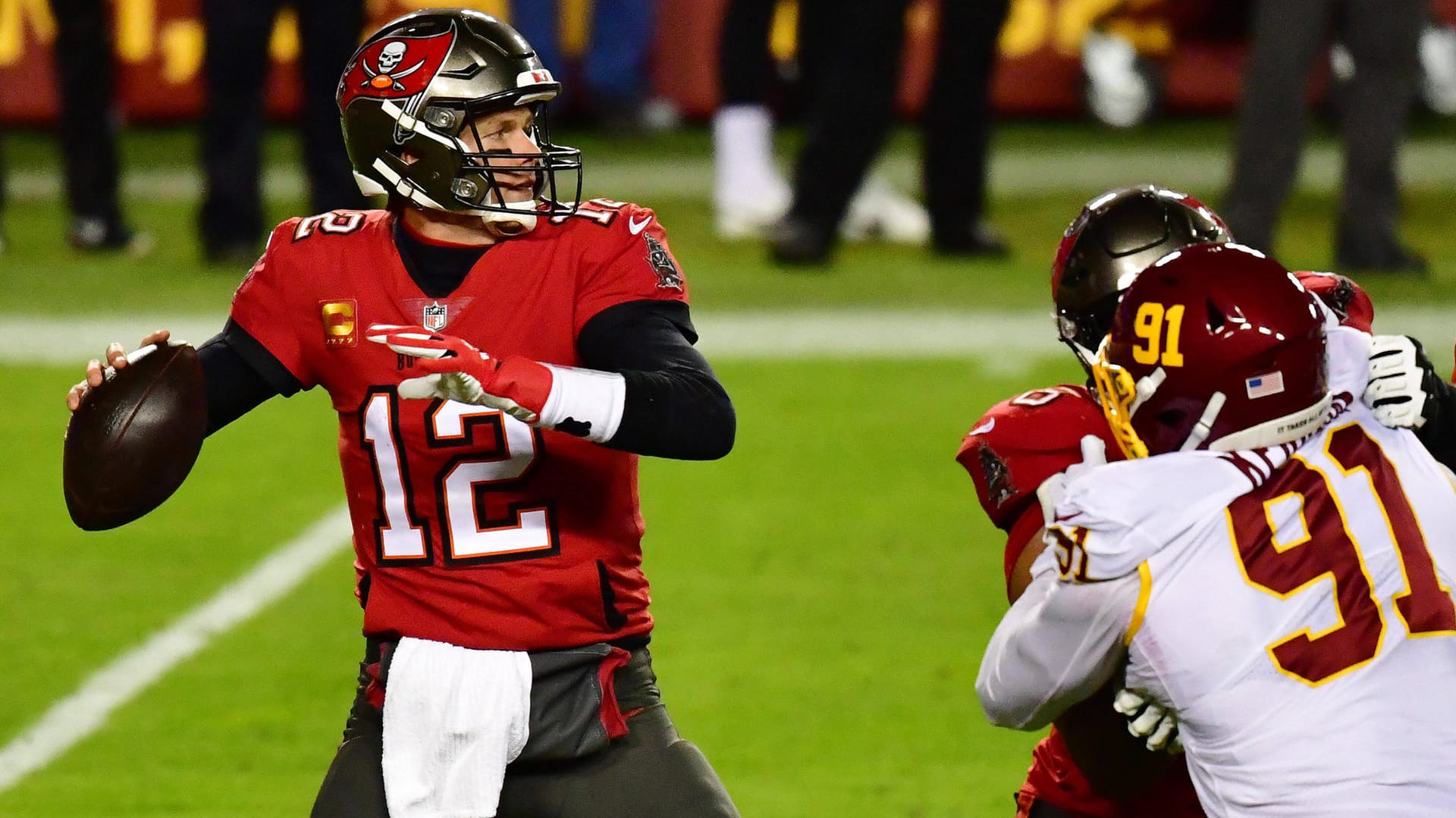 Tom Brady bei den Tampa Bay Buccaneers: Der Quartback spielte zuvor bei den New England Patriots.