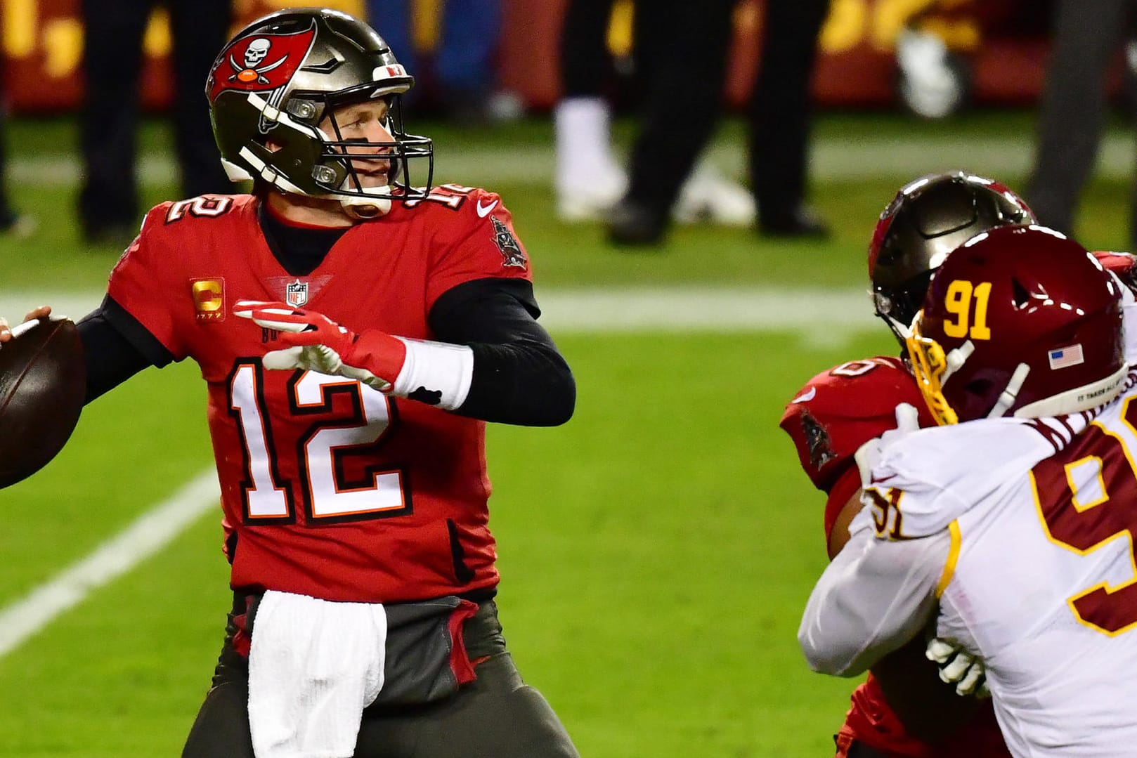 Tom Brady bei den Tampa Bay Buccaneers: Der Quartback spielte zuvor bei den New England Patriots.