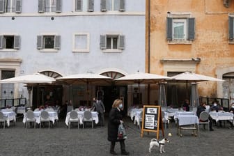 Ein Restaurant in Rom.