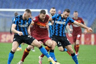 Im Serie-A-Topspiel AS Rom gegen Inter Mailand gab es keinen Sieger.