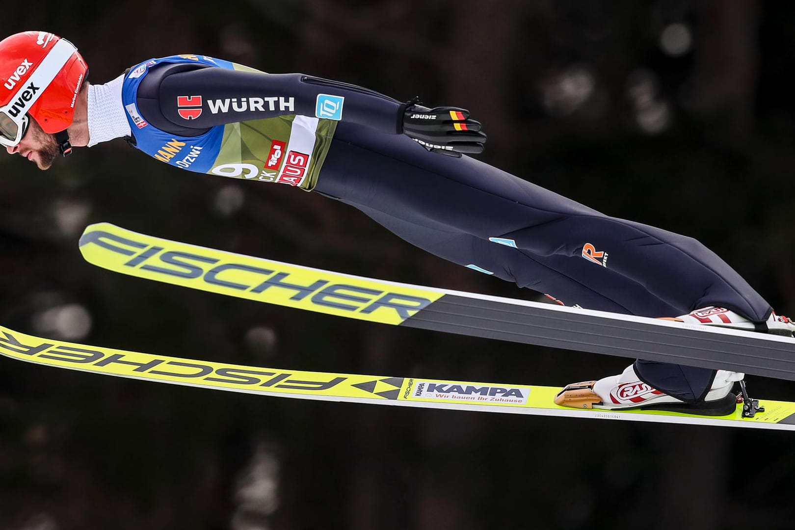 Markus Eisenbichler: Der DSV-Adler überzeugte beim Sonntagsspringen in Titisee-Neustadt.