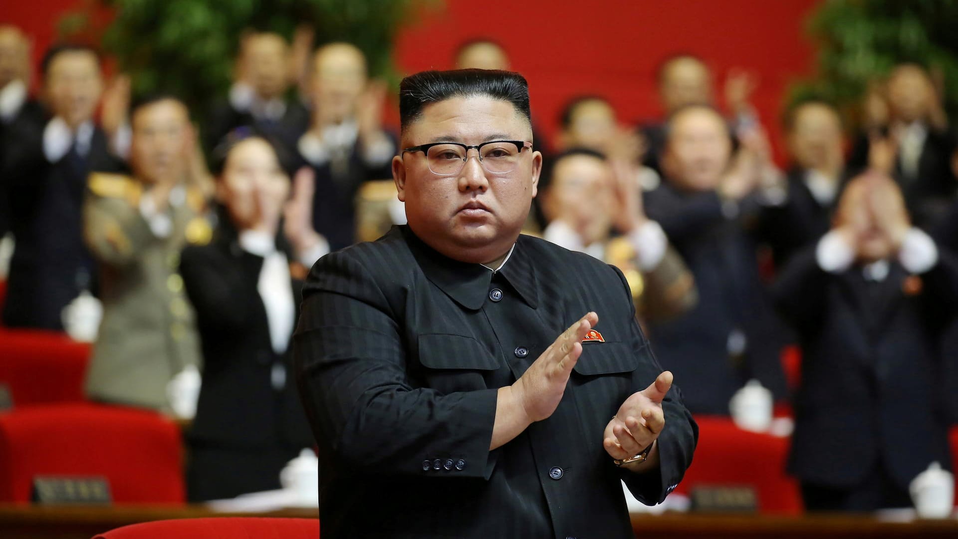 Kim Jong Un beim diesjährigen Kongress seiner Partei: Nordkoreas Machthaber ist zum Generalsekretär ernannt worden. Kim Jong Un beim diesjährigen Kongress seiner Partei: Nordkoreas Machthaber ist zum Generalsekretär ernannt worden.