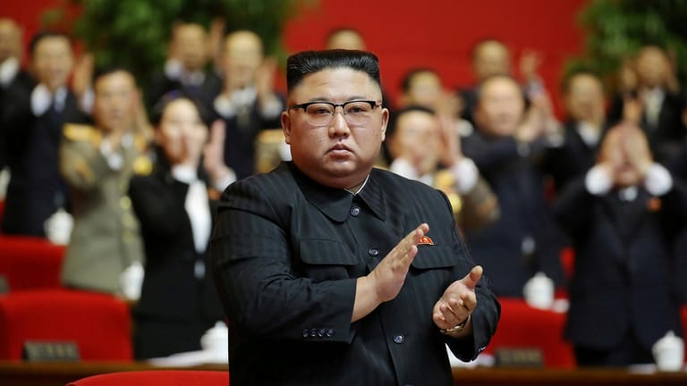 Kim Jong Un beim diesjährigen Kongress seiner Partei: Nordkoreas Machthaber ist zum Generalsekretär ernannt worden.