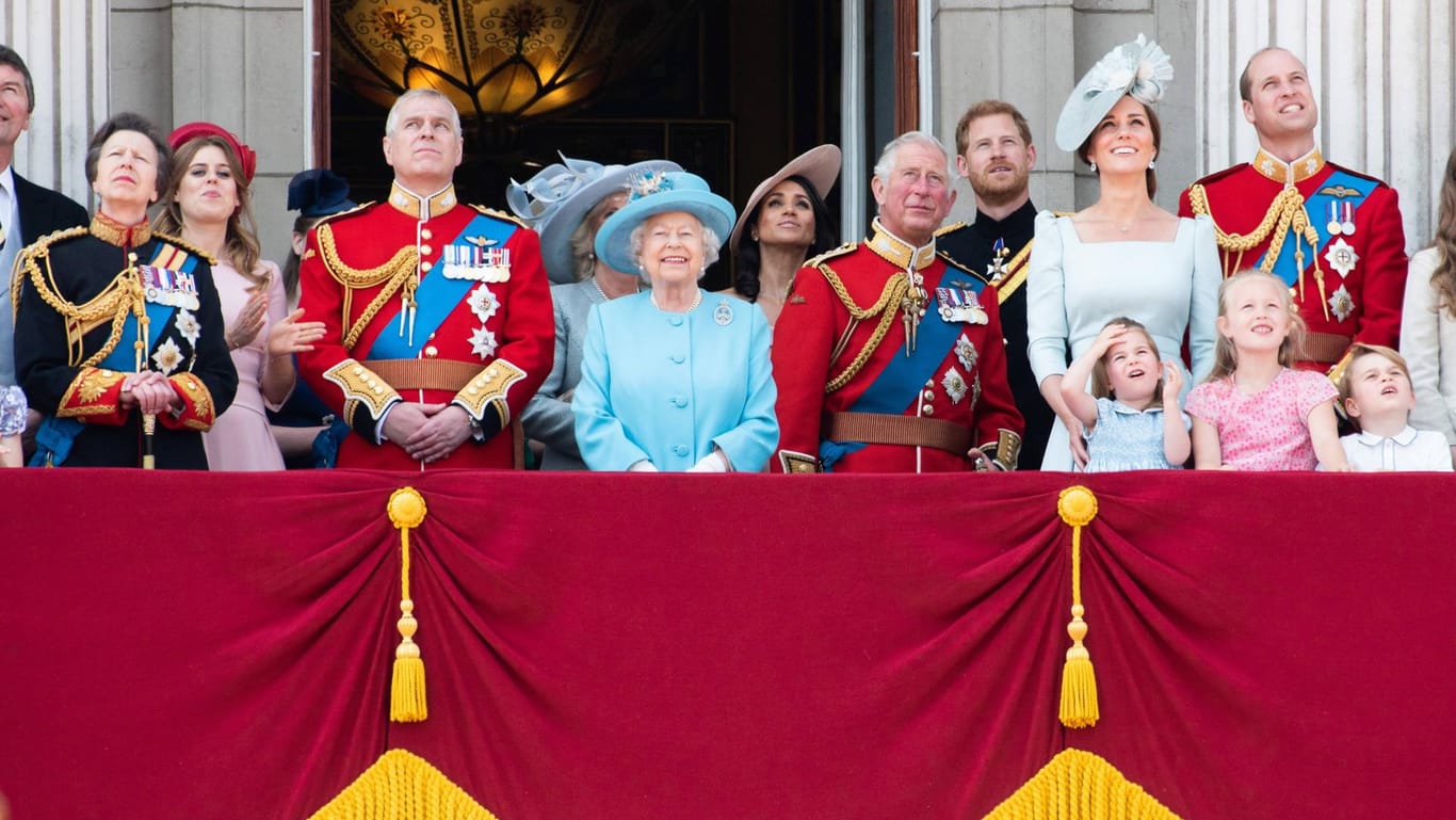 9. Juni 2018: Die Royals bei der Trooping-the-Colour-Parade.