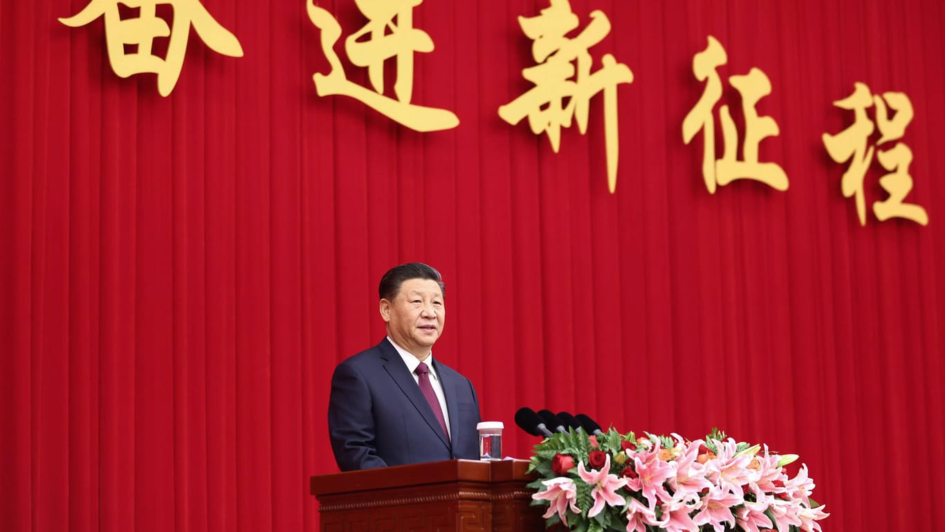 Der chinesische Präsident Xi Jinping: China präsentiert sich als Sieger über das Coronavirus.