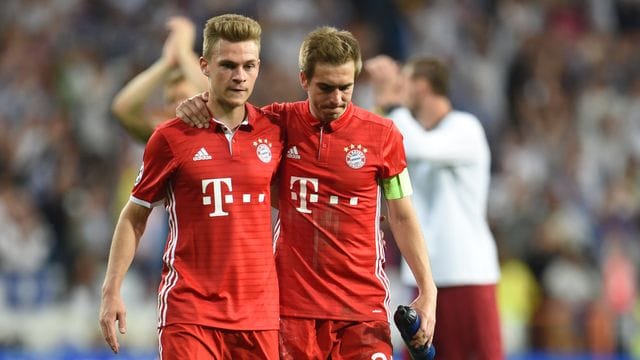 Sieht Joshua Kimmich (l) auf dem Weg in die Weltklasse: Ex-Bayern-Kapitän Philipp Lahm. Sieht Joshua Kimmich (l) auf dem Weg in die Weltklasse: Ex-Bayern-Kapitän Philipp Lahm.